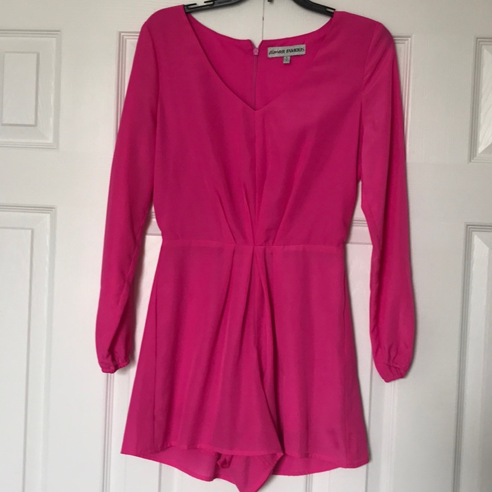 Pink Romper. Size Small
